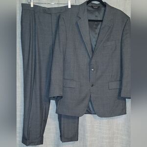 Jos A. Bank Charcoal Gray Men's Suit Jacket 42 Pants 34W 34I
